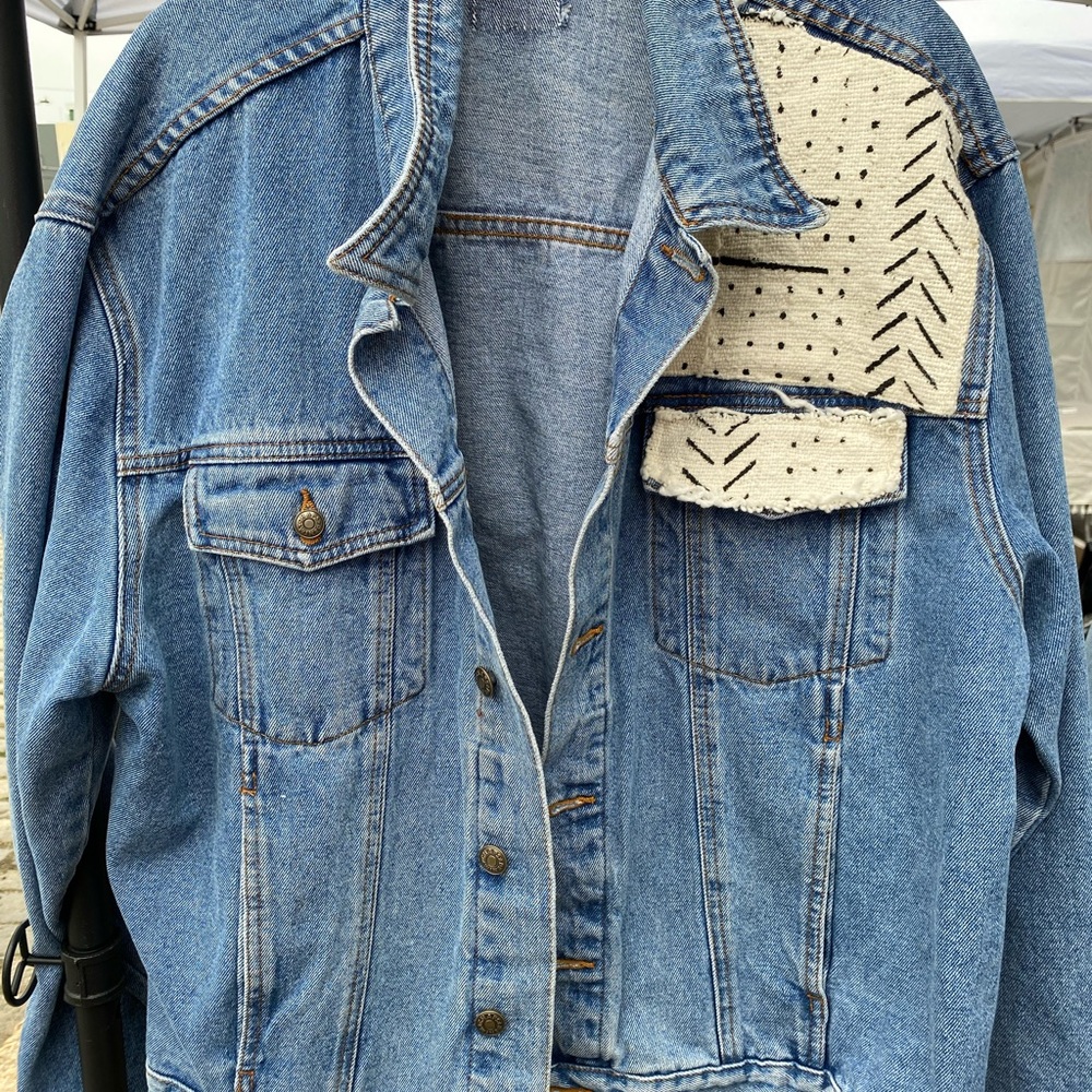 Vintage Oversized Mudcloth Jacket